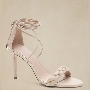 Treccia leather heels | Banana Republic